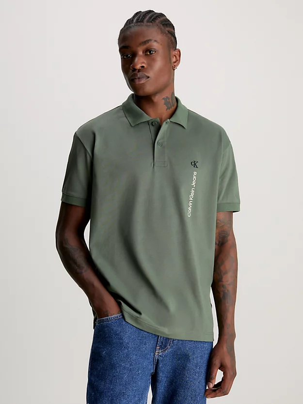 Camisa polo de corte relaxado
