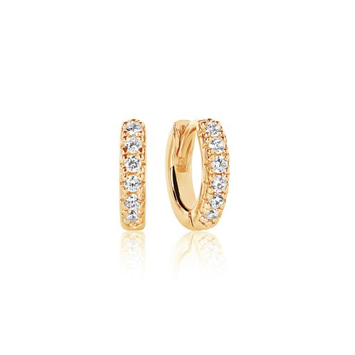 Sif Jakobs Jewellery Ellera Piccolo Øreringe, Guld/Hvid