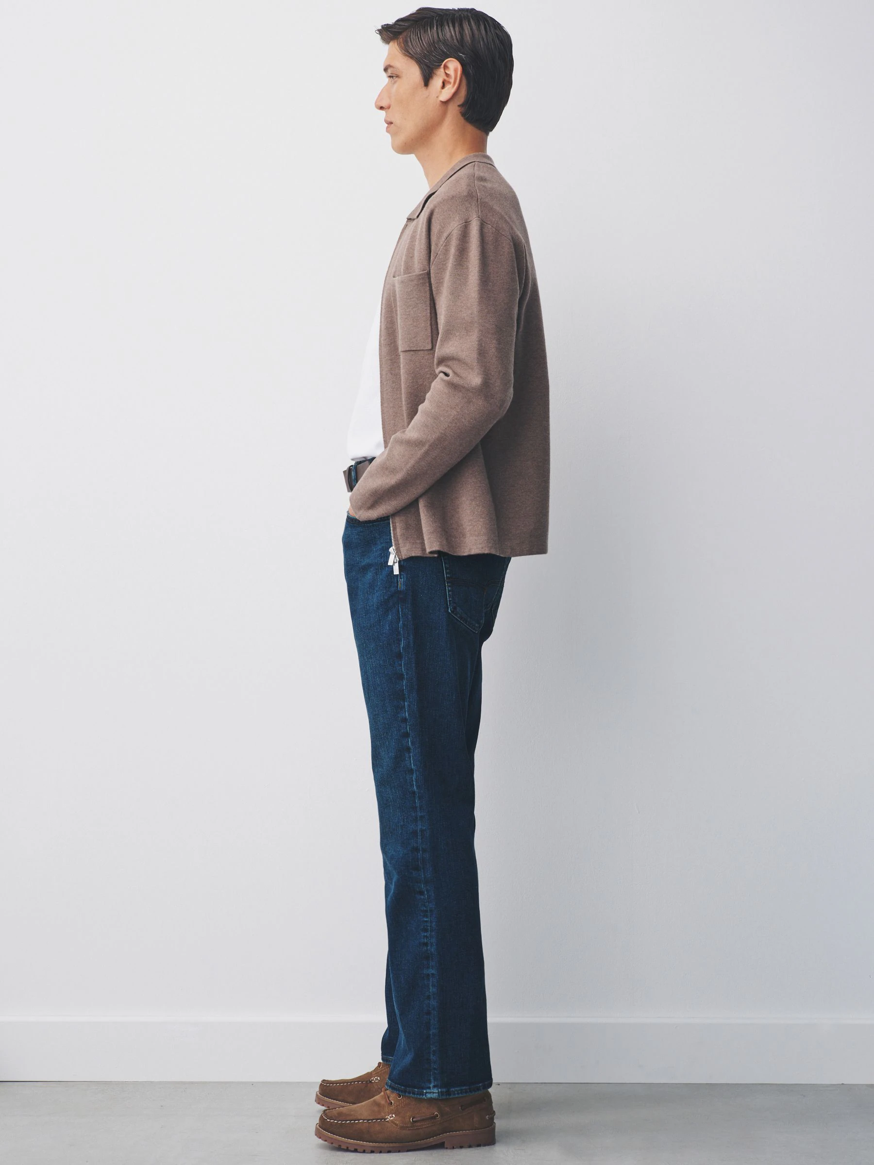 Blauw - Bootcut - Signature jeans met ceintuur