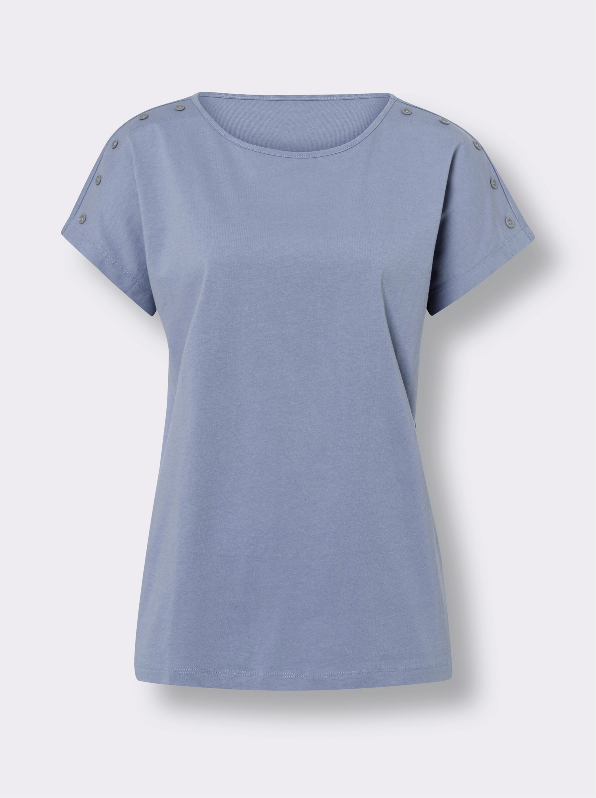 Shirt mit U-Boot-Ausschnitt