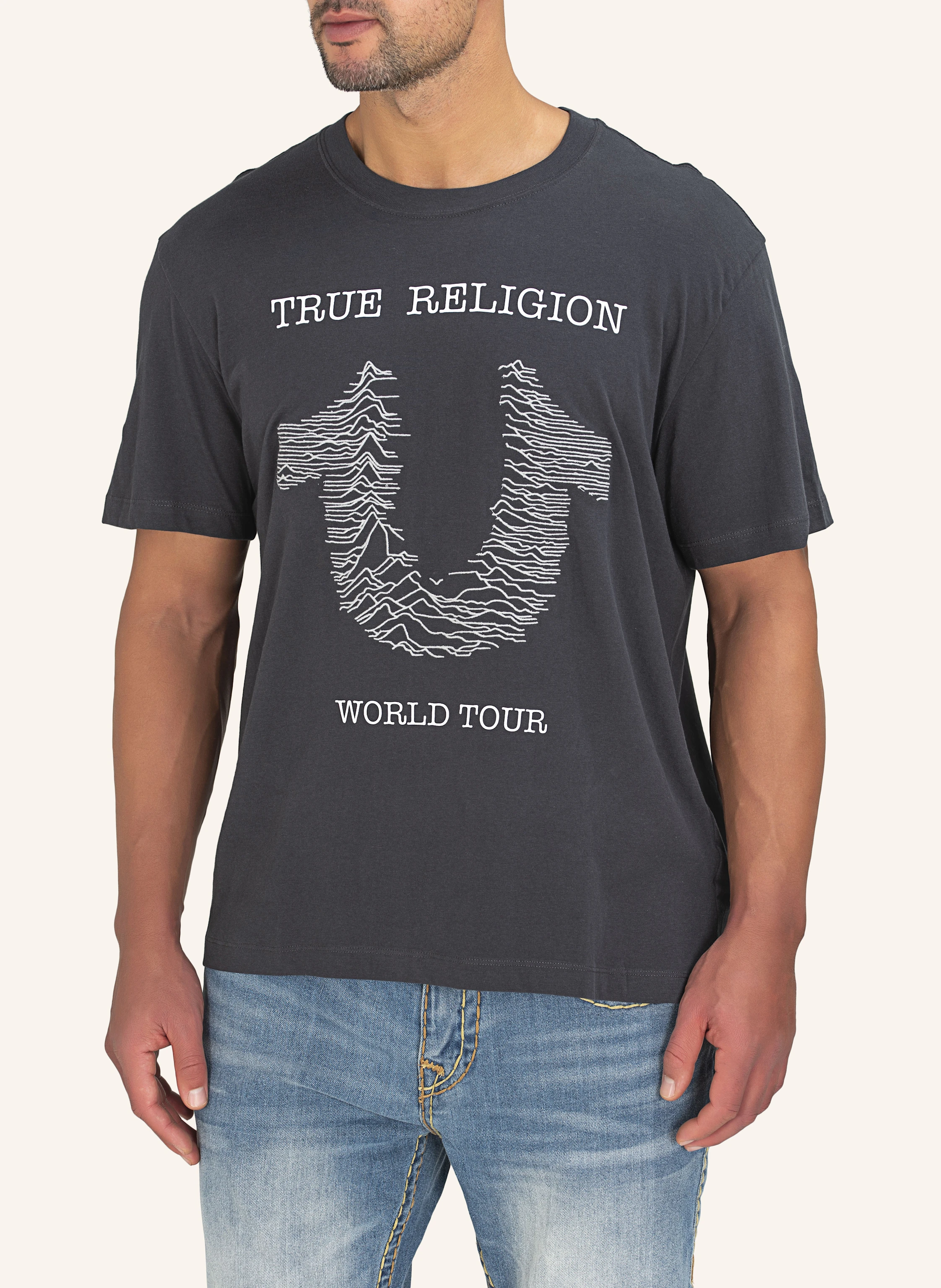 TRUE RELIGION T-ShirtEMBRO RADIO WAVE