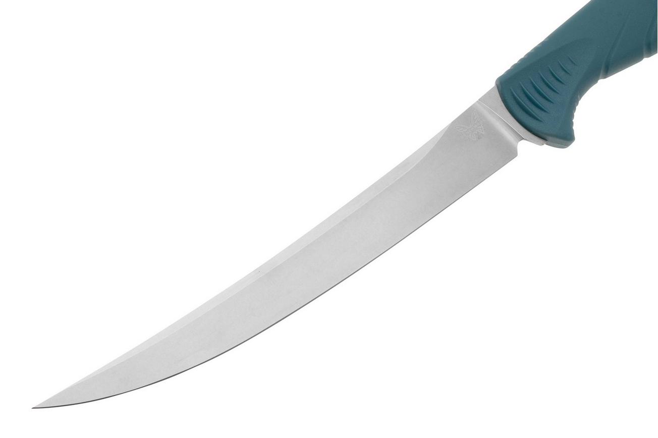 Benchmade Fishcrafter Trailing Point 7” 18010 CPM MagnaCut, Depth Blue Santoprene fileermes