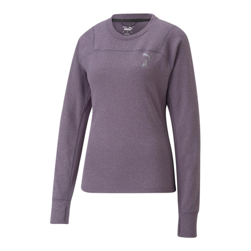 Puma T-shirt Manches Longues Mauve Femme Puma W Se4 Pp Raincel