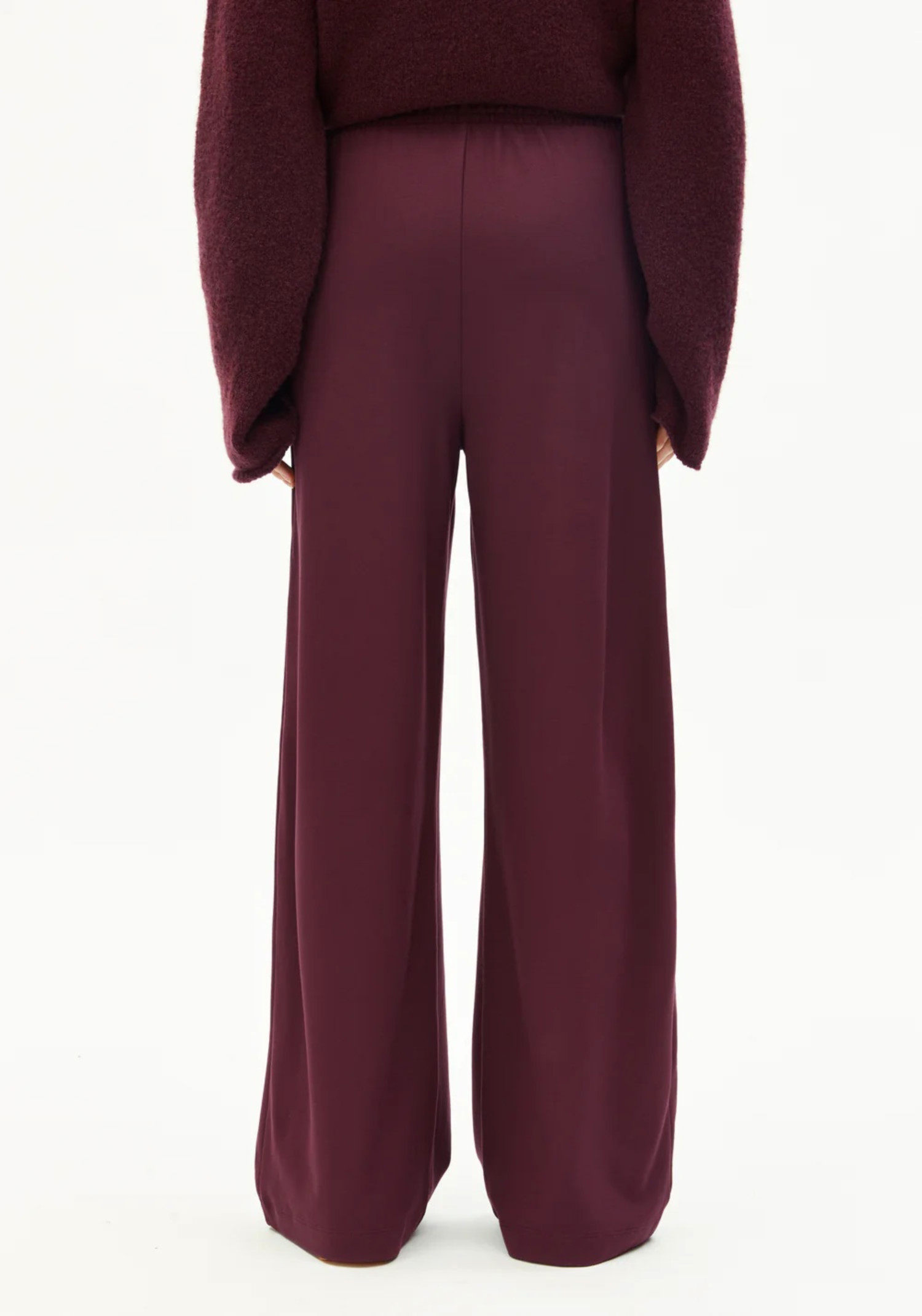 Armedangels Stoffhose Himaari Dark Cranberry