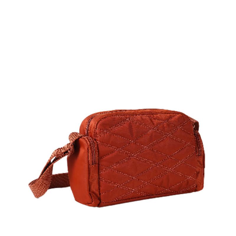 Sac bandoulière Emily 24 cm New Quilt Brandy Brown