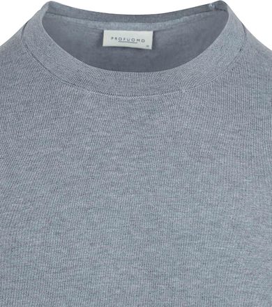 Profuomo Pullover Crewneck Basic Blauw PPWJ10001D-M kopen
