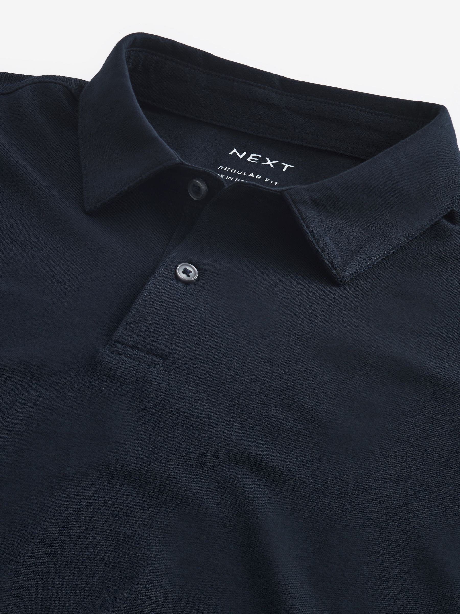 Donkerblauw - Polo met korte mouwen