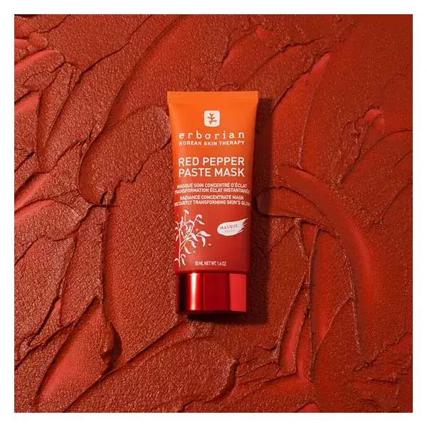 Máscara Facial Erborian de Pasta de Pimenta Vermelha, Máscara Iluminadora de Pimenta Doce, 50ml