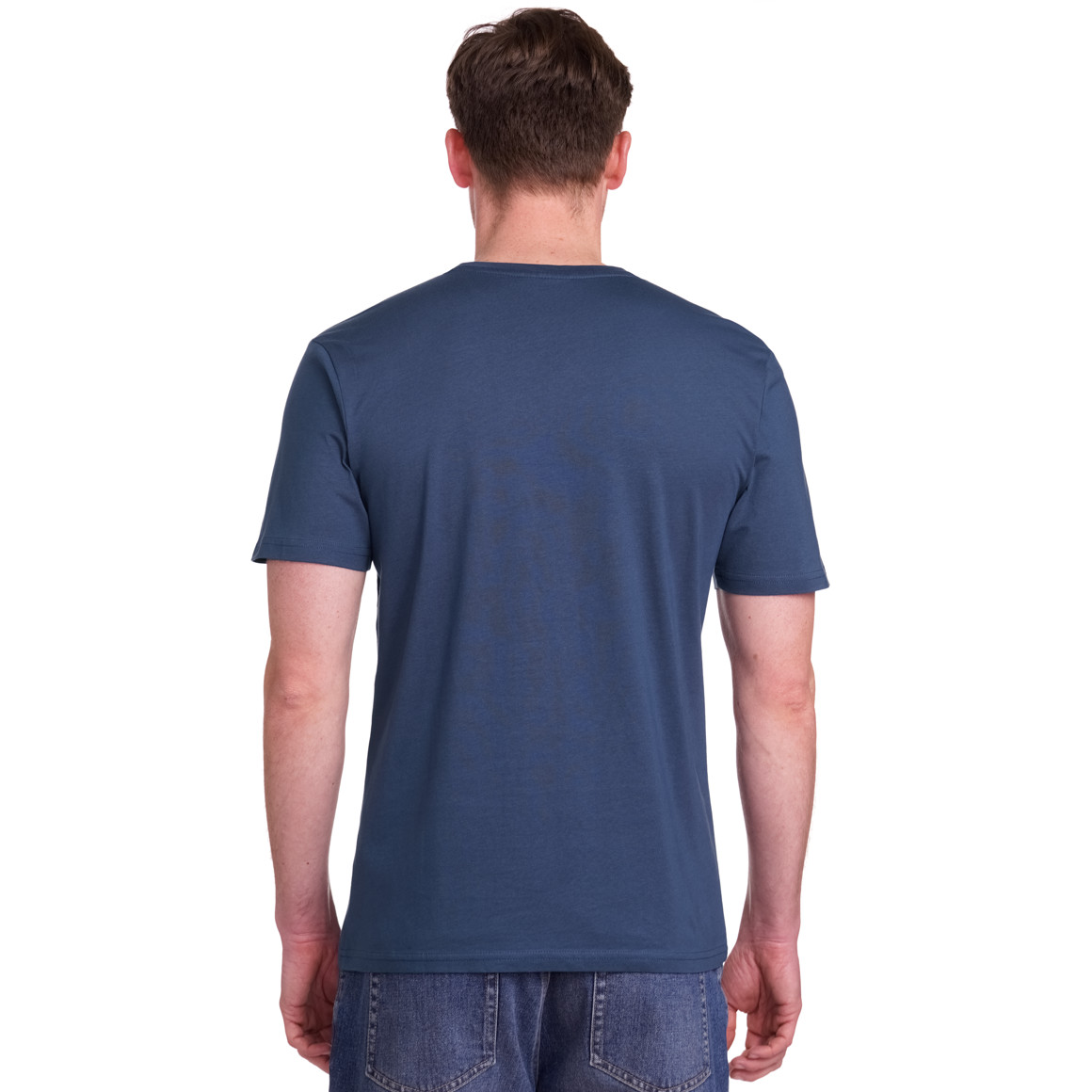 VanVaan Denim Herren T-Shirt mit Print dunkelblau