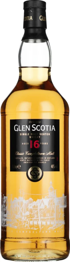 GLEN SCOTIA 16 YEARS SINGLE MALT 1LTR