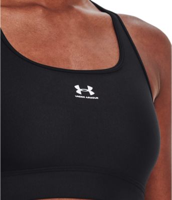 Under ArmourHeatGear Armour Mid Padless Sports Bra - schwarz