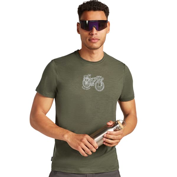 T-shirt randonnée ICEBREAKER M MERINO 150 TECH LITE SS TEE LODEN