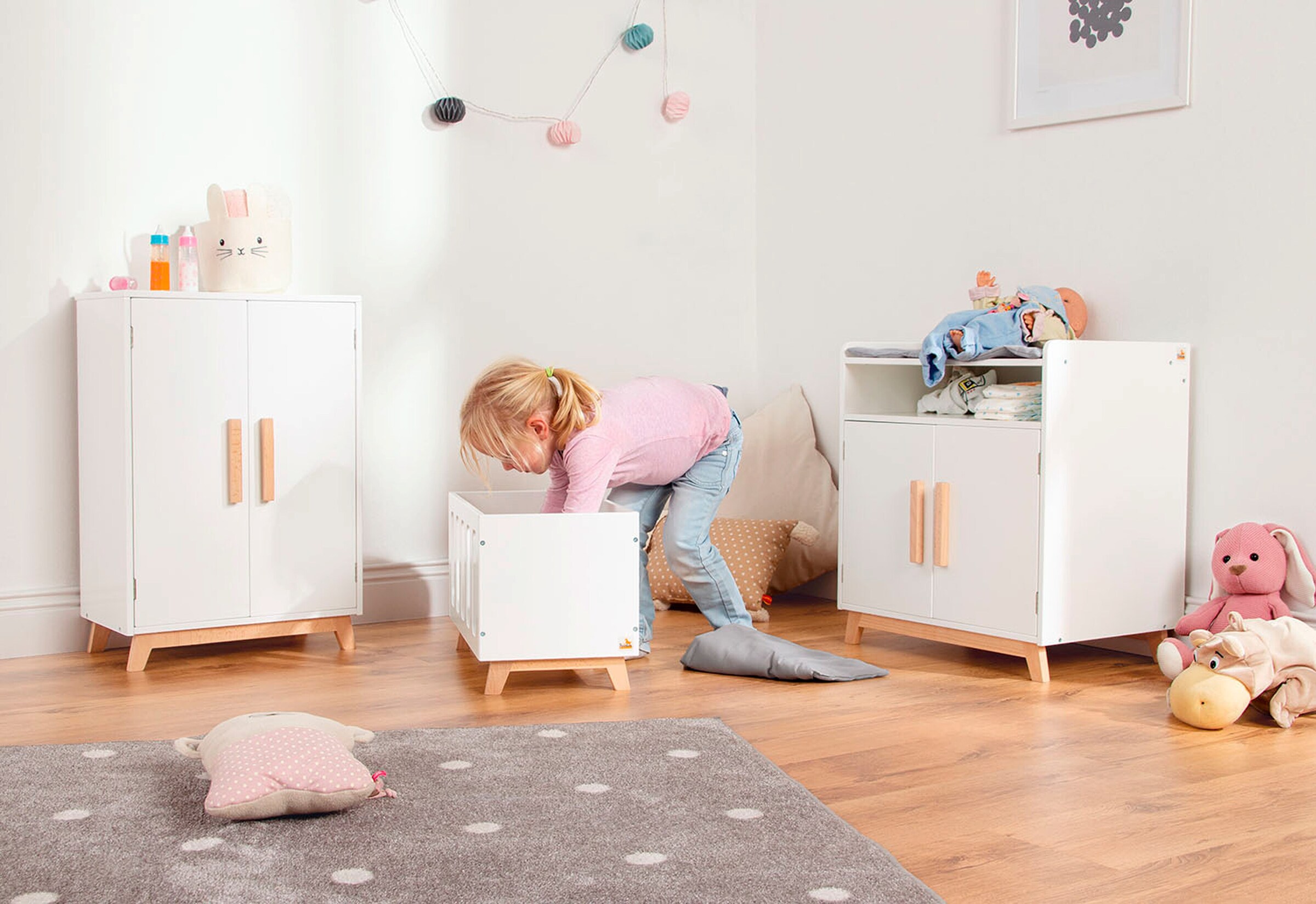 Pinolino Puppenbett „Marit”, 4-tlg.