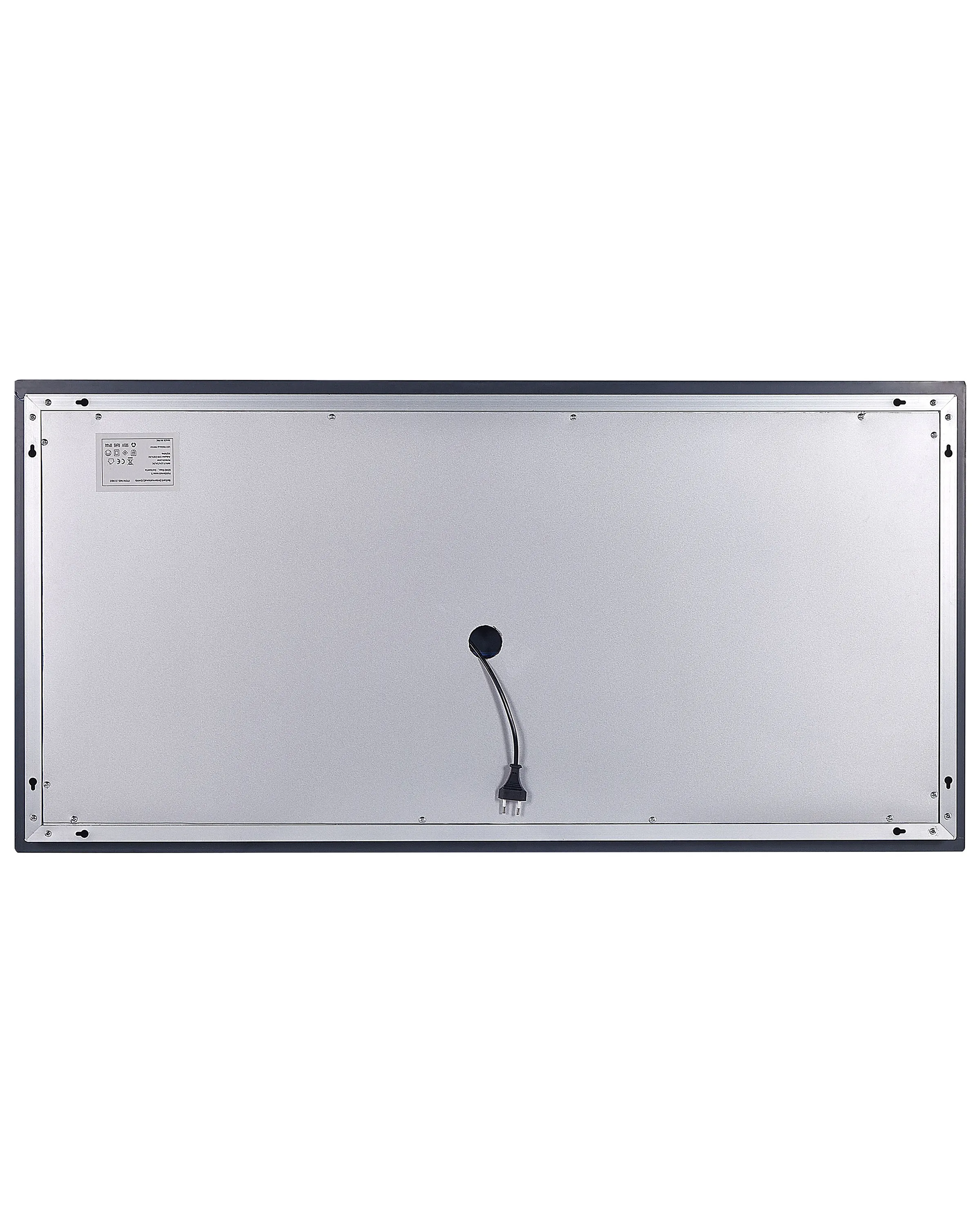 LED badkamerspiegel AVRANCHES 120 cm 60 cm Zilver