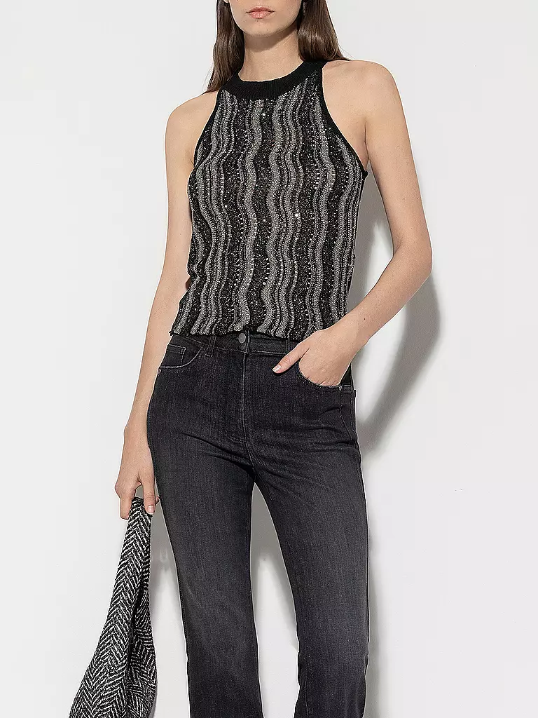LUISA CERANO Top schwarz