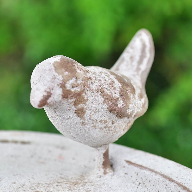 Mangeoire oiseau à suspendre brune 40x19x18cm