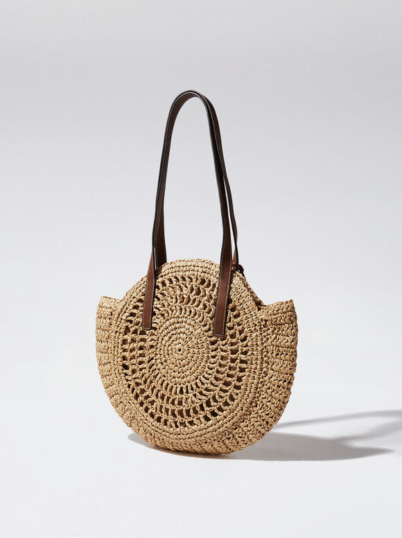 Bolsa de palha - Cor de camelo