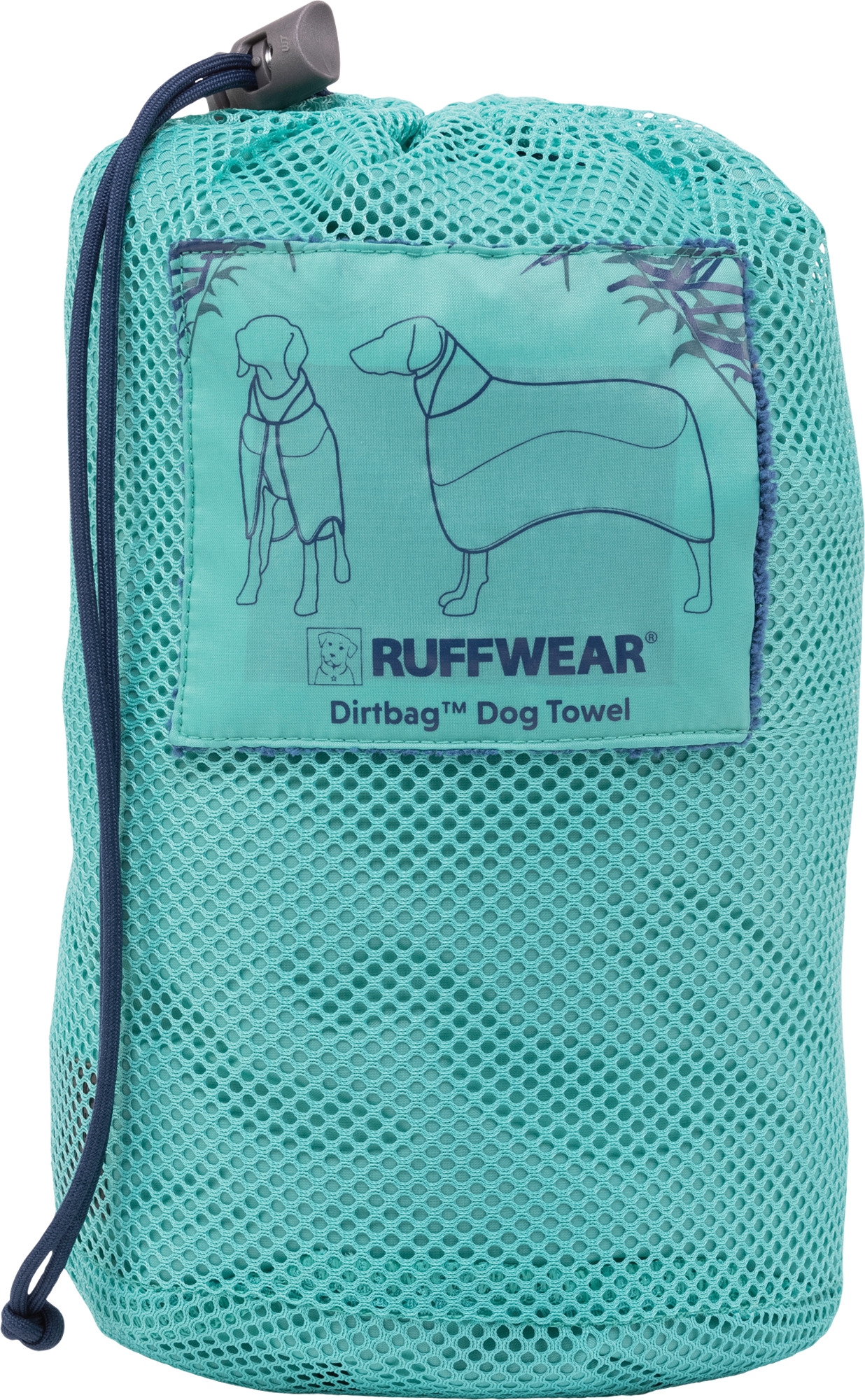 Ruffwear Dirtbag Hundehandtuch Aurora Teal XS