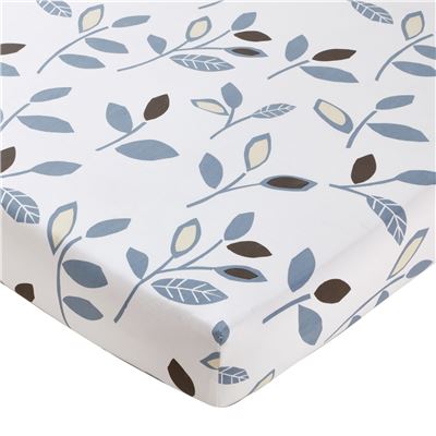 Linge de lit motif fleurs stylisées - BECQUET CRÉATION