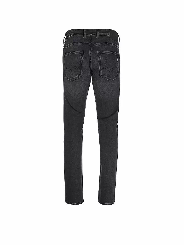 REPLAY Jeans Straight Fit schwarz