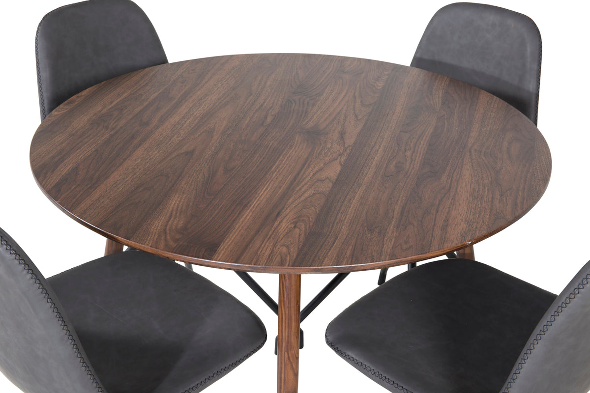 Eettafel Vemb Ø100 cm walnoot