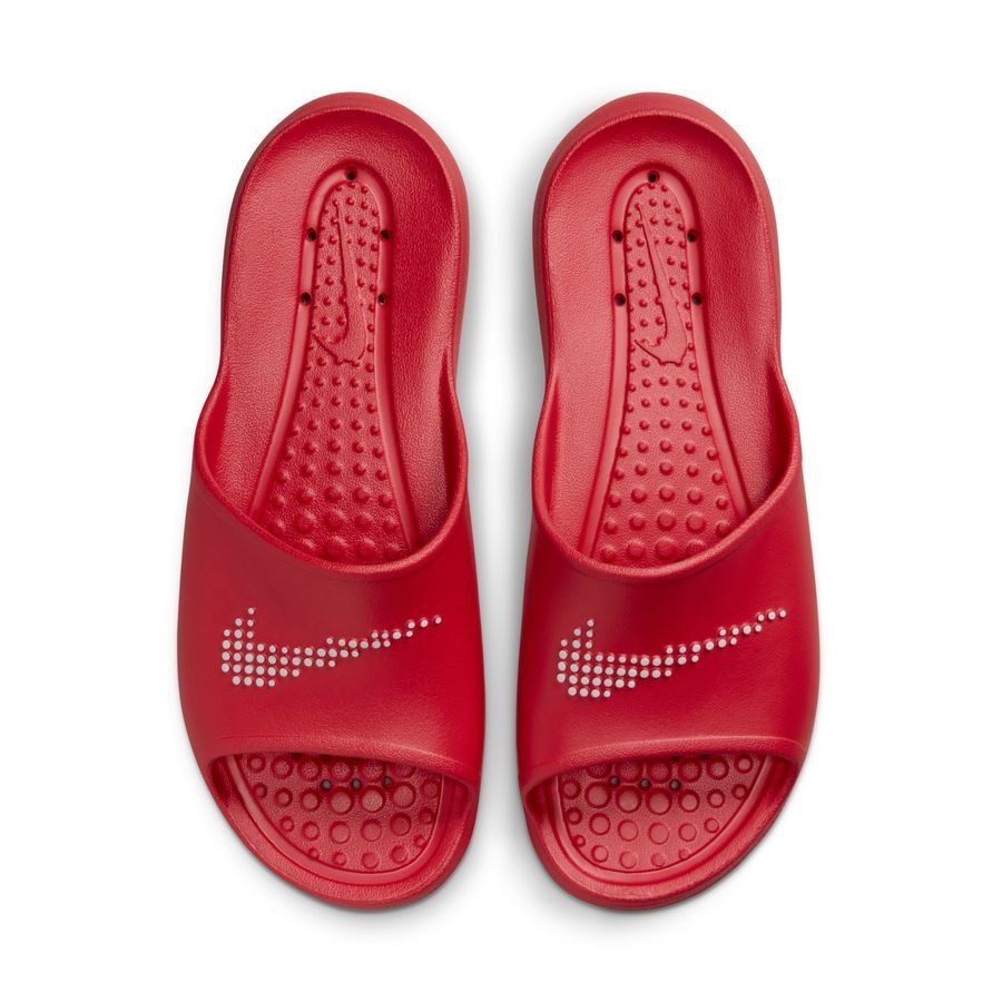 Nike Claquettes Victori One Shower - Rouge/Blanc