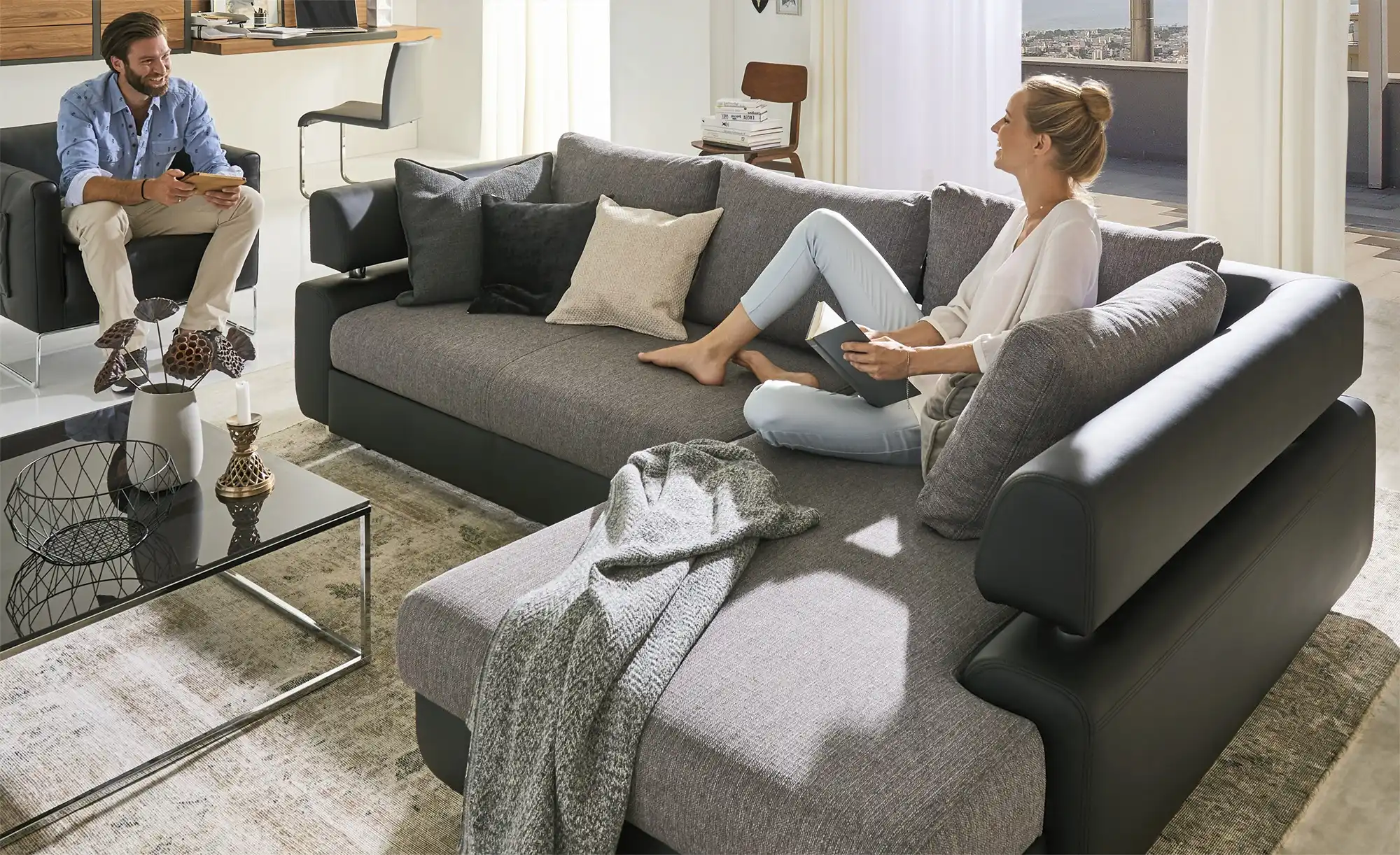 switch Ecksofa mit Schlaffunktion Panama