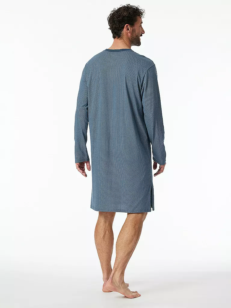 SCHIESSER Nachthemd blau