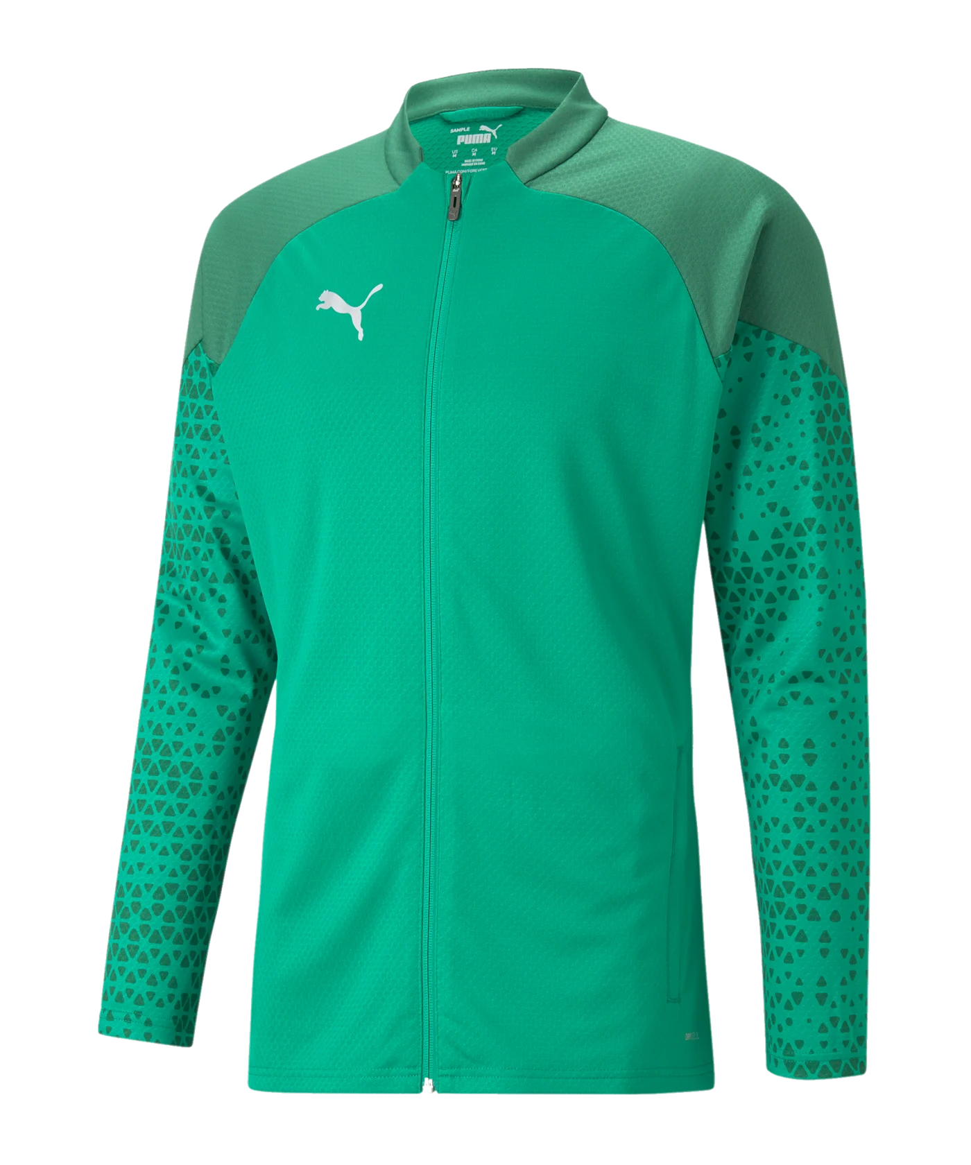 PUMA teamCUP Trainingsjacke Grün F05