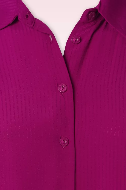 King Louie Marisa Allegra blouse in fuchsiaroze