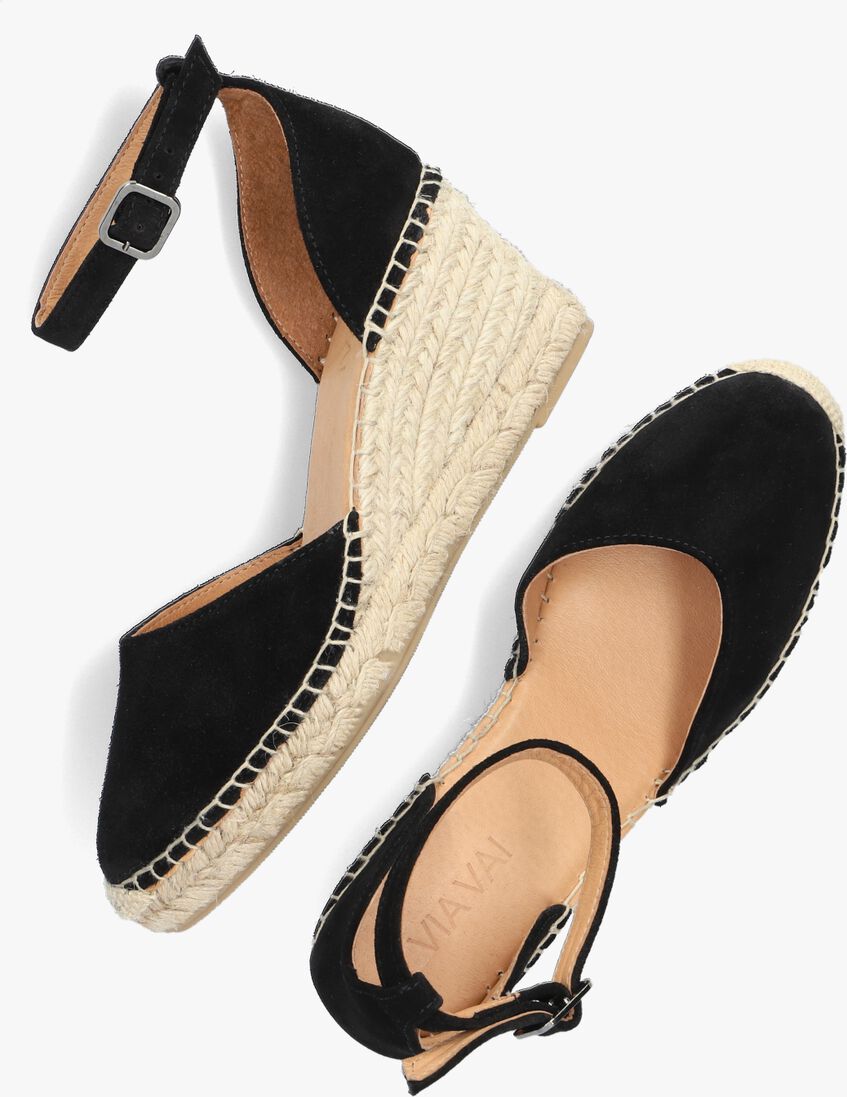 VIA VAI zwarte via vai espadrilles flora braid
