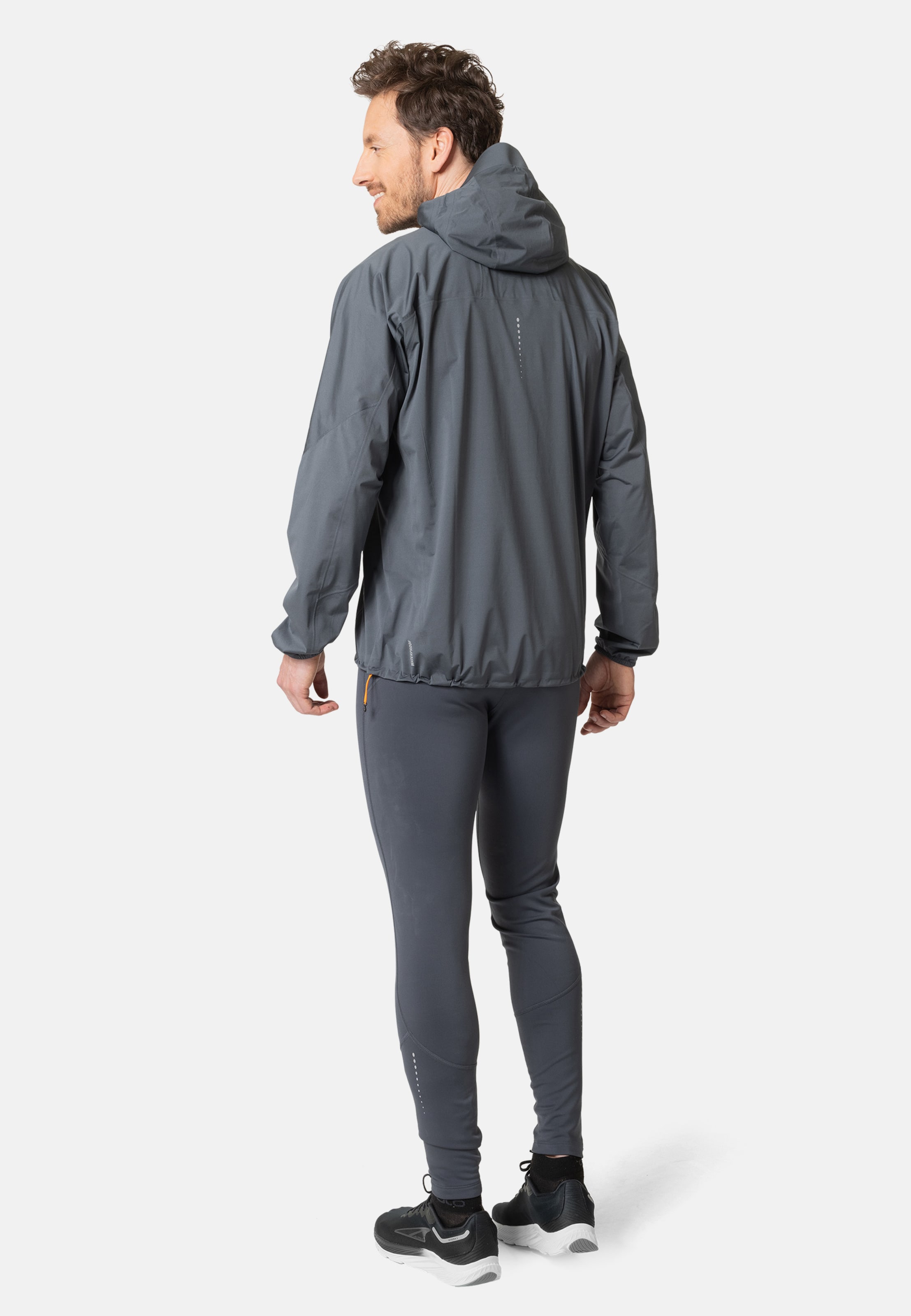 Wasserdichte X-Alp Performance Knit Laufjacke in india ink