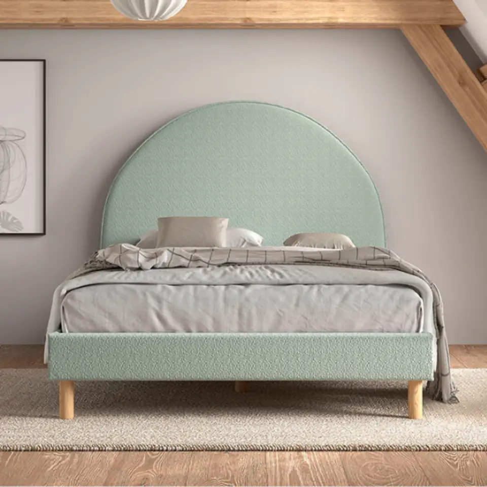 Vipack bed Moon - mint - 140x200 cm