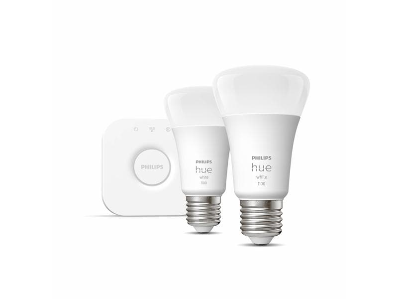 Philips Hue Starterset White E27 2er Starter Set 1055 lm Starterset