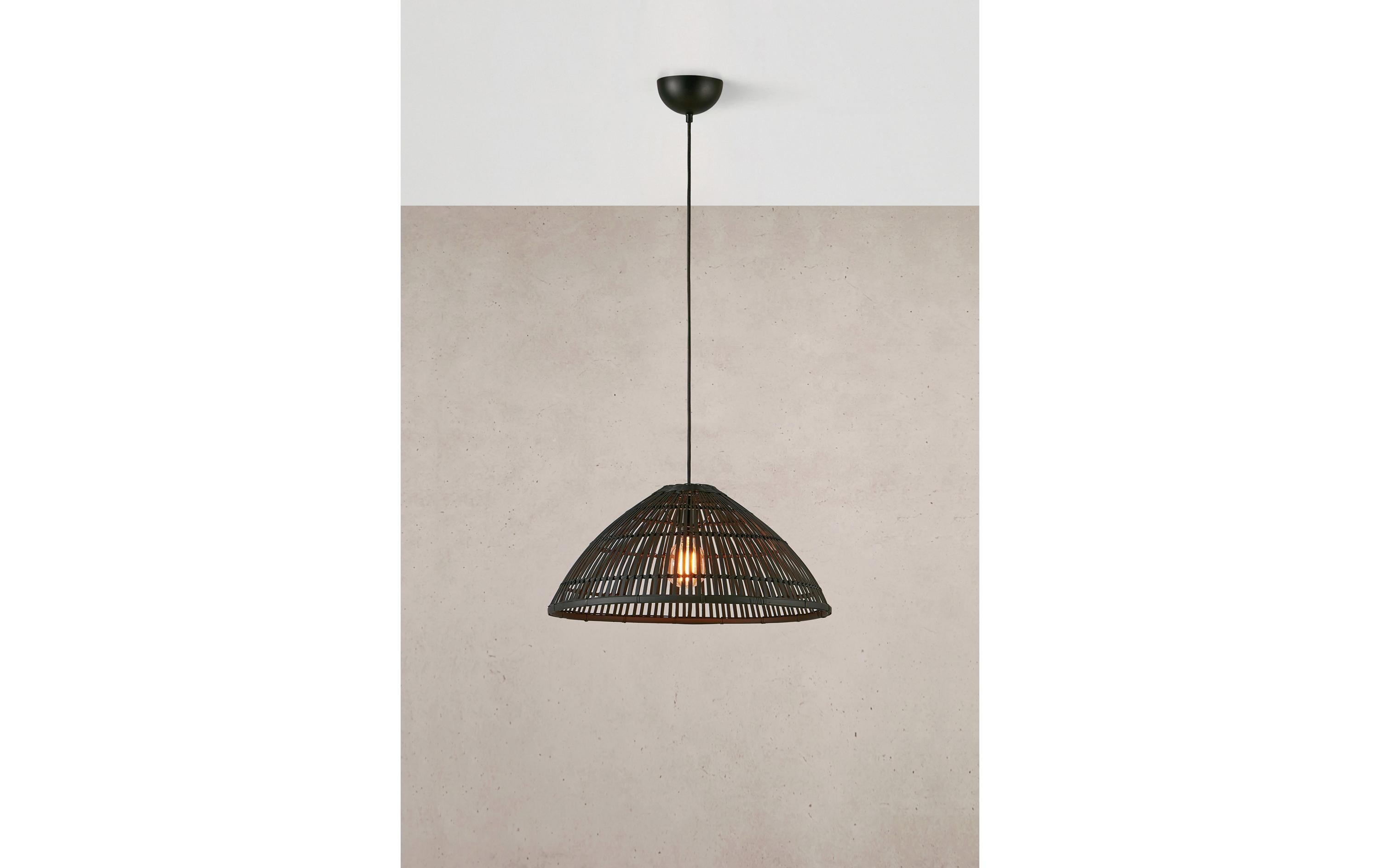 Pendelleuchte Capello 1L, E27, Schwarz<br>Hängelampe