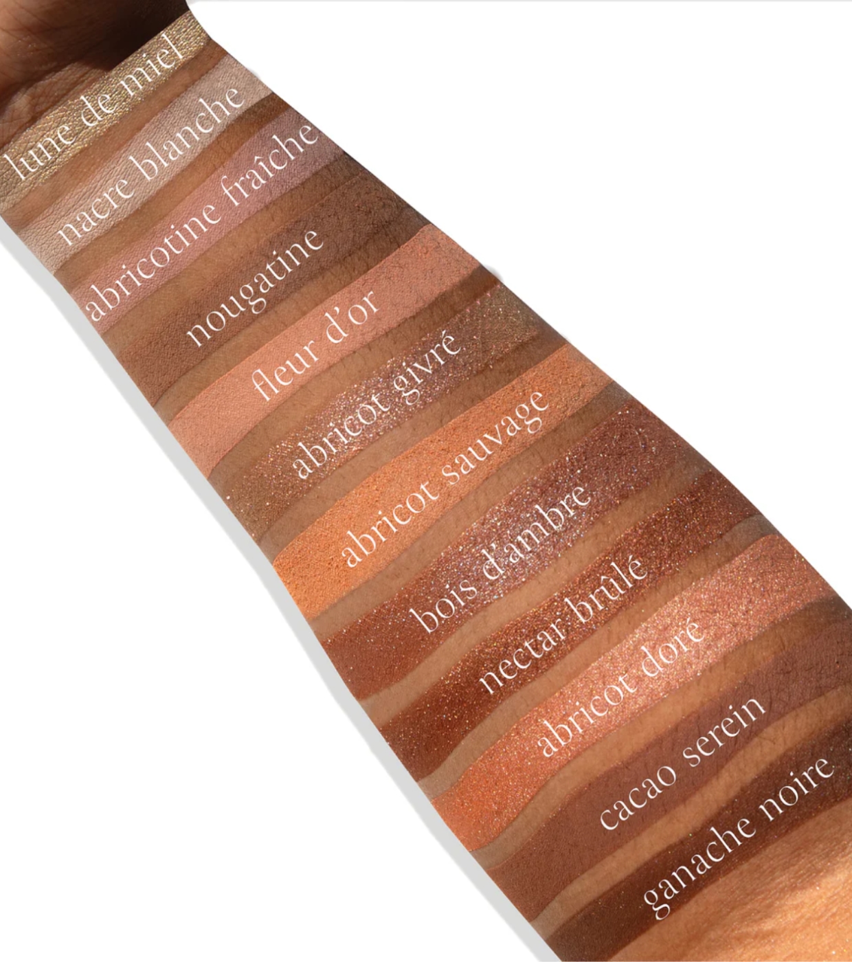Viseart - Paleta de sombras Étendu - Apricotine Lumière