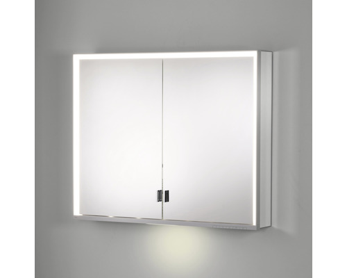 KEUCO Royal Lumos spiegelkast, 80 x 16,5 x 73,5 cm, gespiegeld, 2-deurs, LED, IP 24, 723