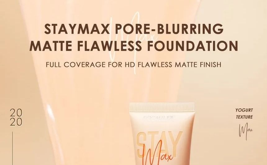 FOCALLURE - Staymax Poreless Matte Foundation - 8 kleuren