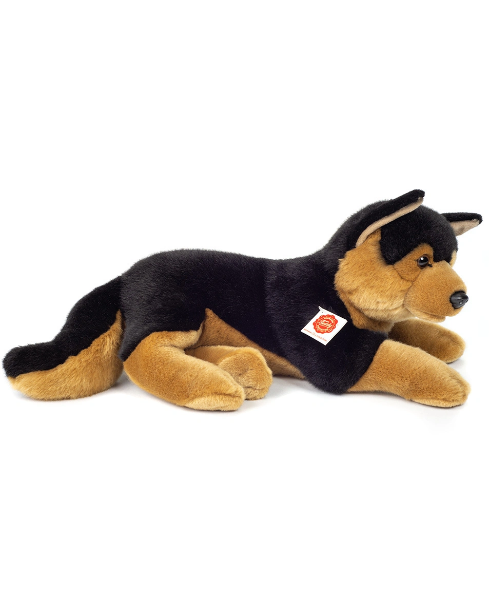 Kuscheltier SCHÄFERHUND (45 cm) liegend in braun