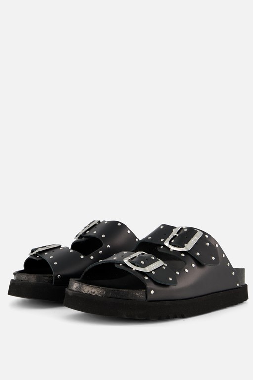 Scholl Beatriz Sandalen zwart Leer
