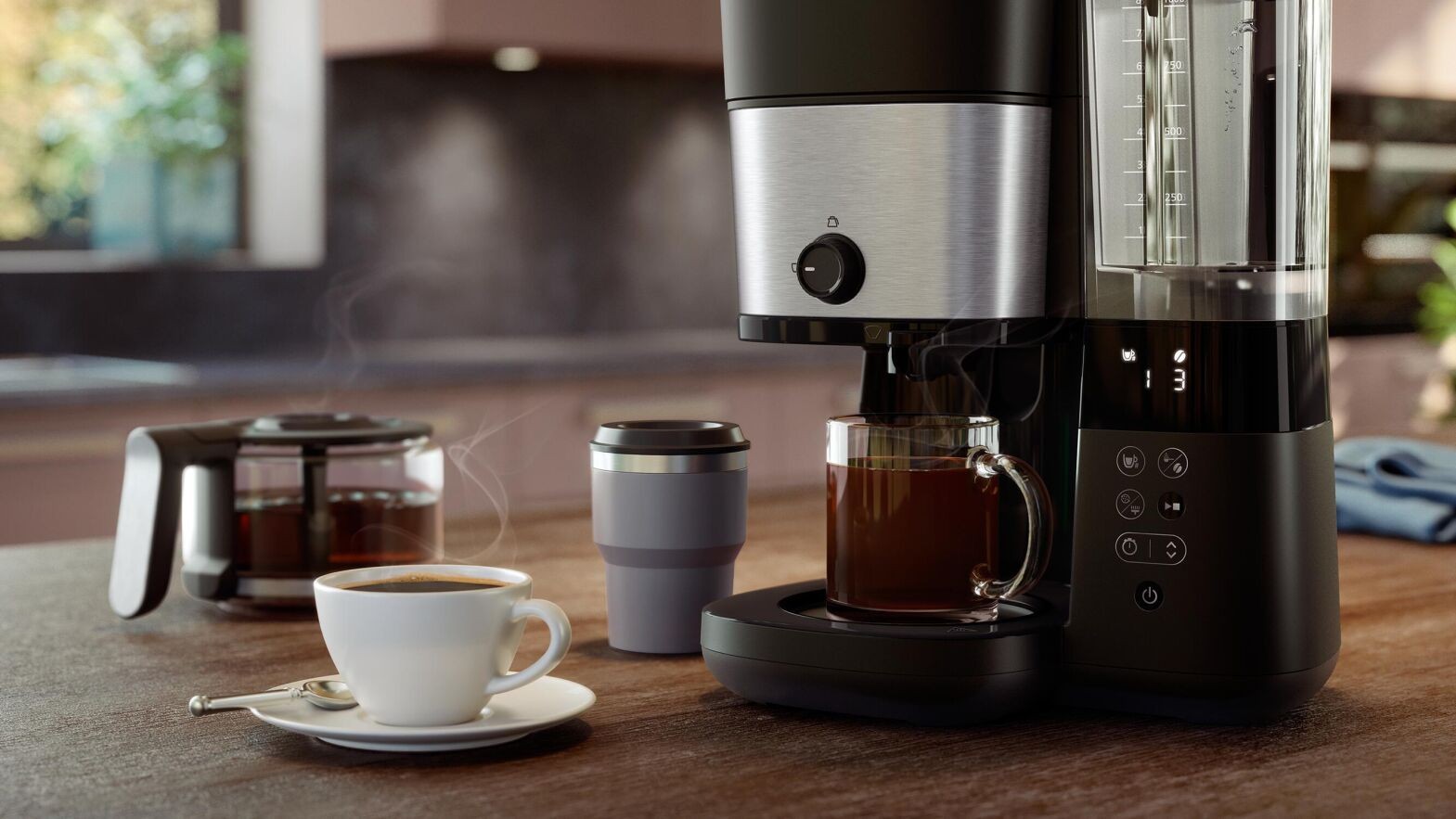 Philips - Grind&Brew Kaffemaskine (HD7888/01)