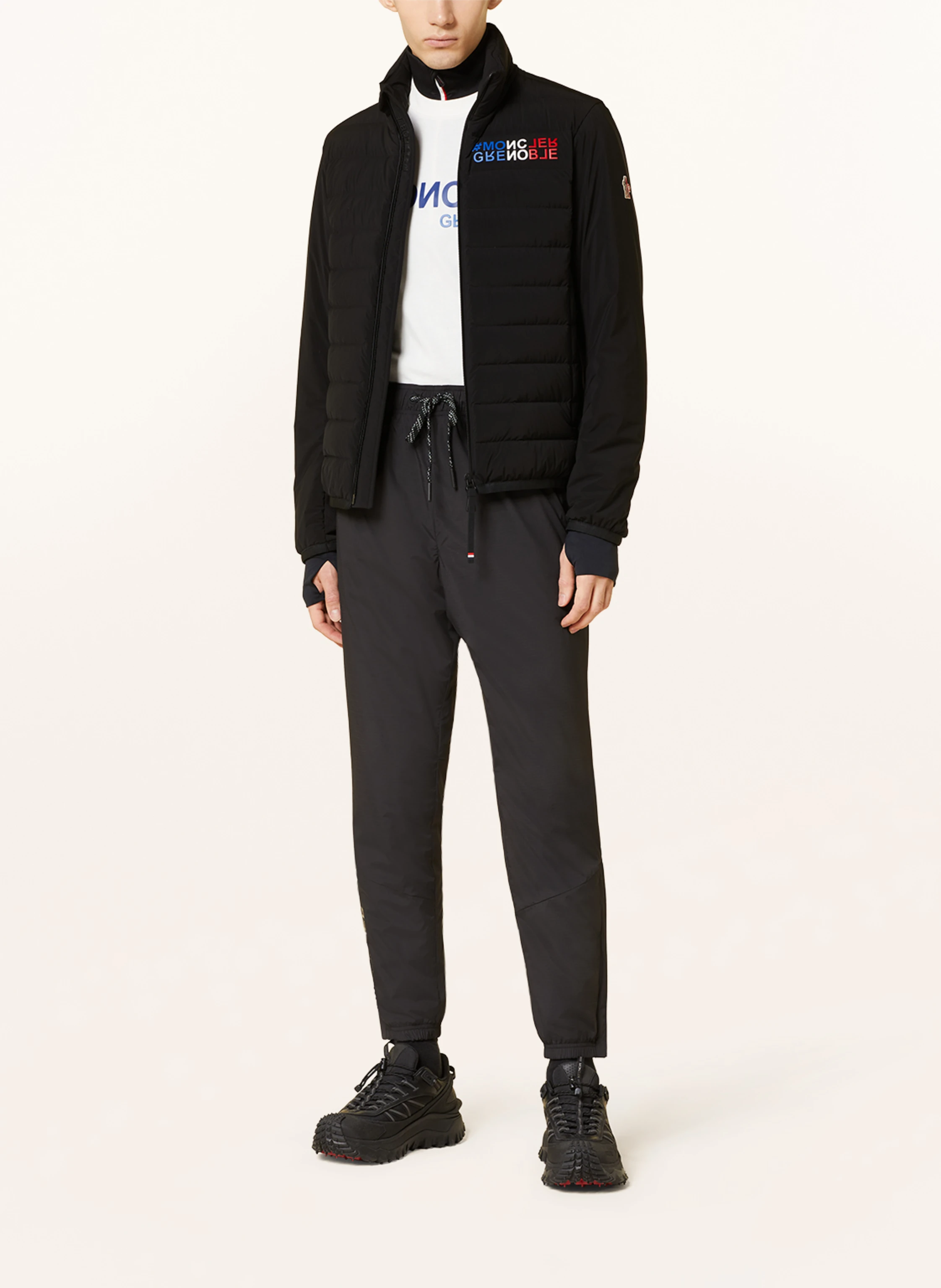 MONCLER GRENOBLE Daunenjacke CREPOL im Materialmix