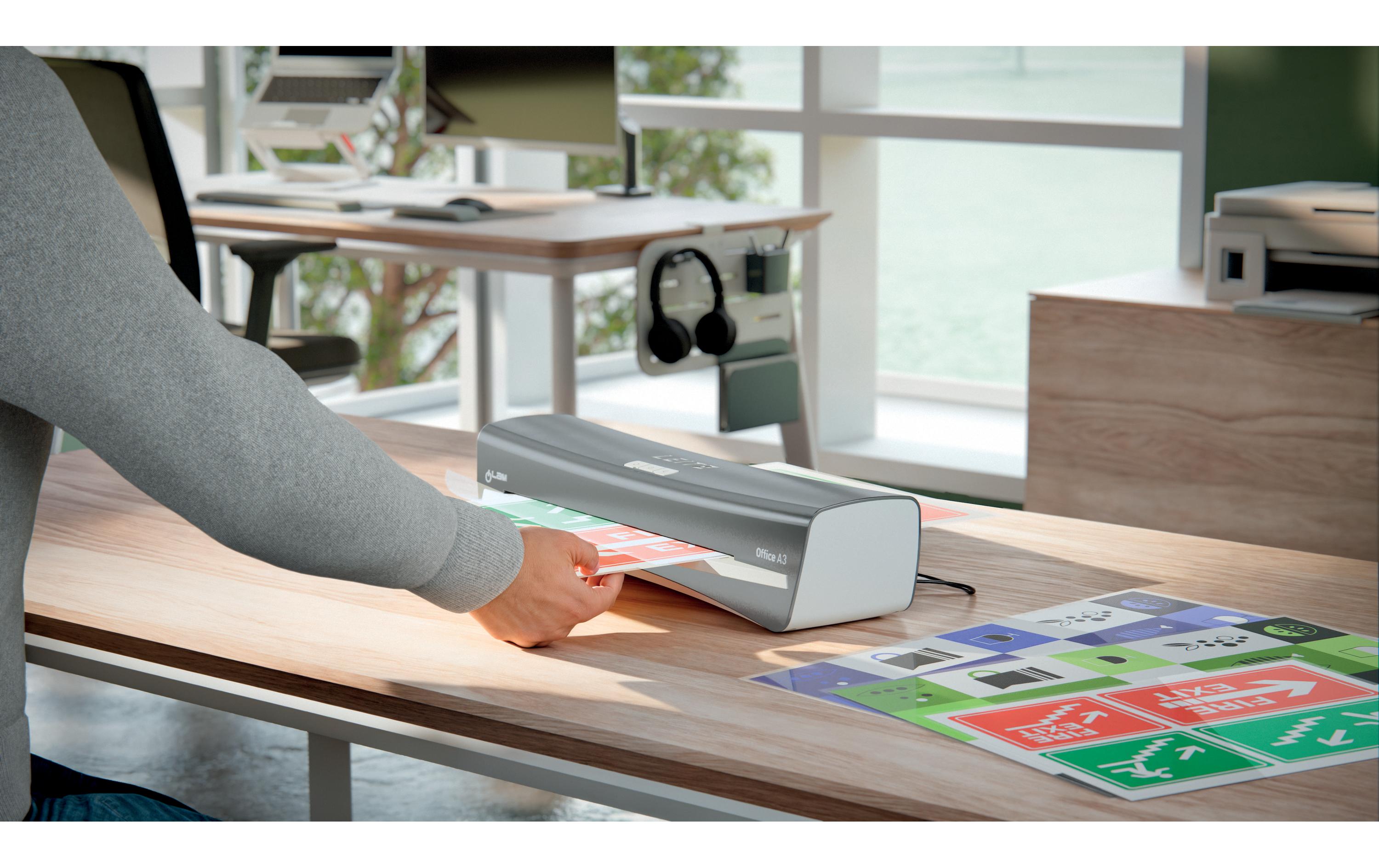 Laminiergerät iLAM Office A3 125 µm, Weiss<br>A3-Laminiergerät für Büro- oder Heimgebrauch