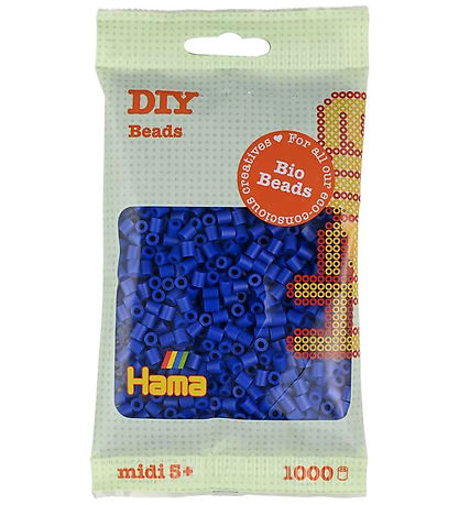 Hama Bio Midi Perler - 1000 stk. - 08 Bl?