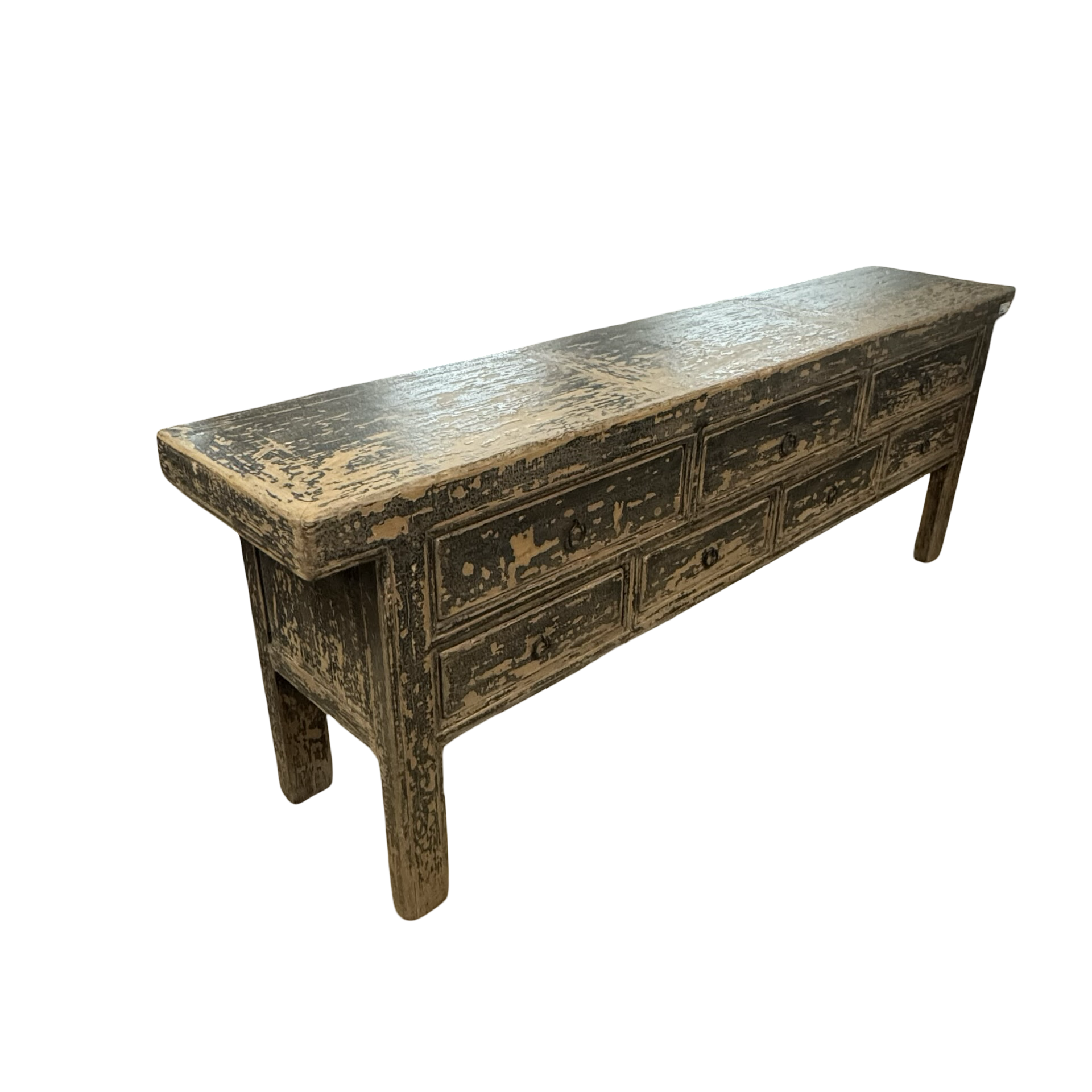 Dressoir zwart finish 7 la groot uniek