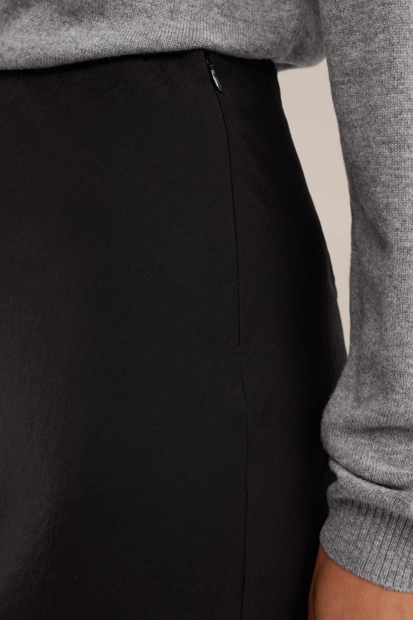 maxi-rok met satijnen look WE Studio Zwart
