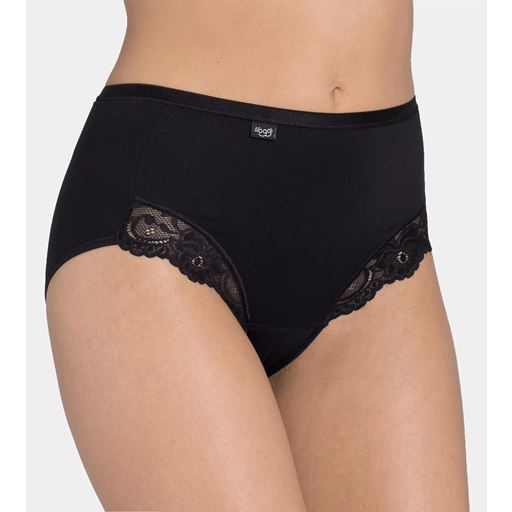 Sloggi Romance Maxi-trusser, Black, 40