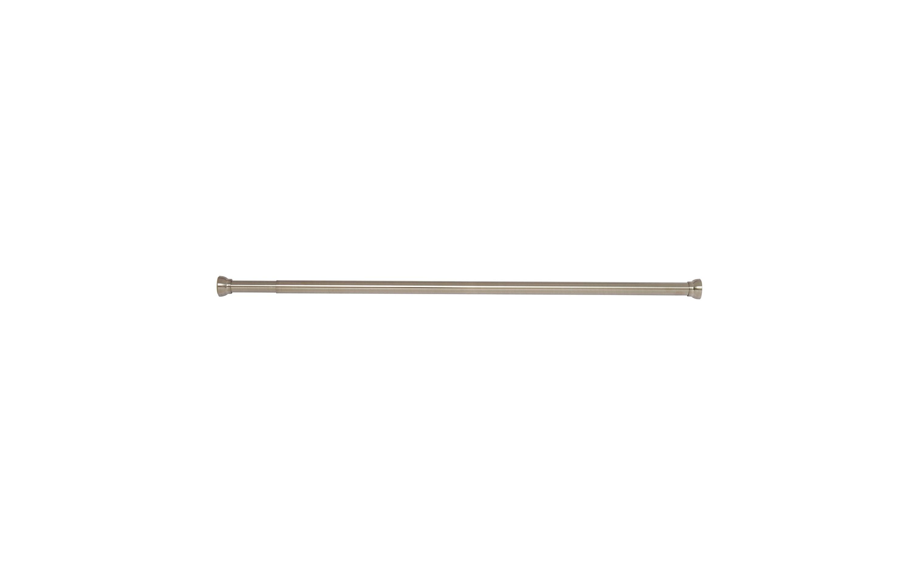 Duschvorhangstange Kreta bright-finish, 75/125 x 2.1 cm, AluDuschvorhangs-Stange ohne Bohren