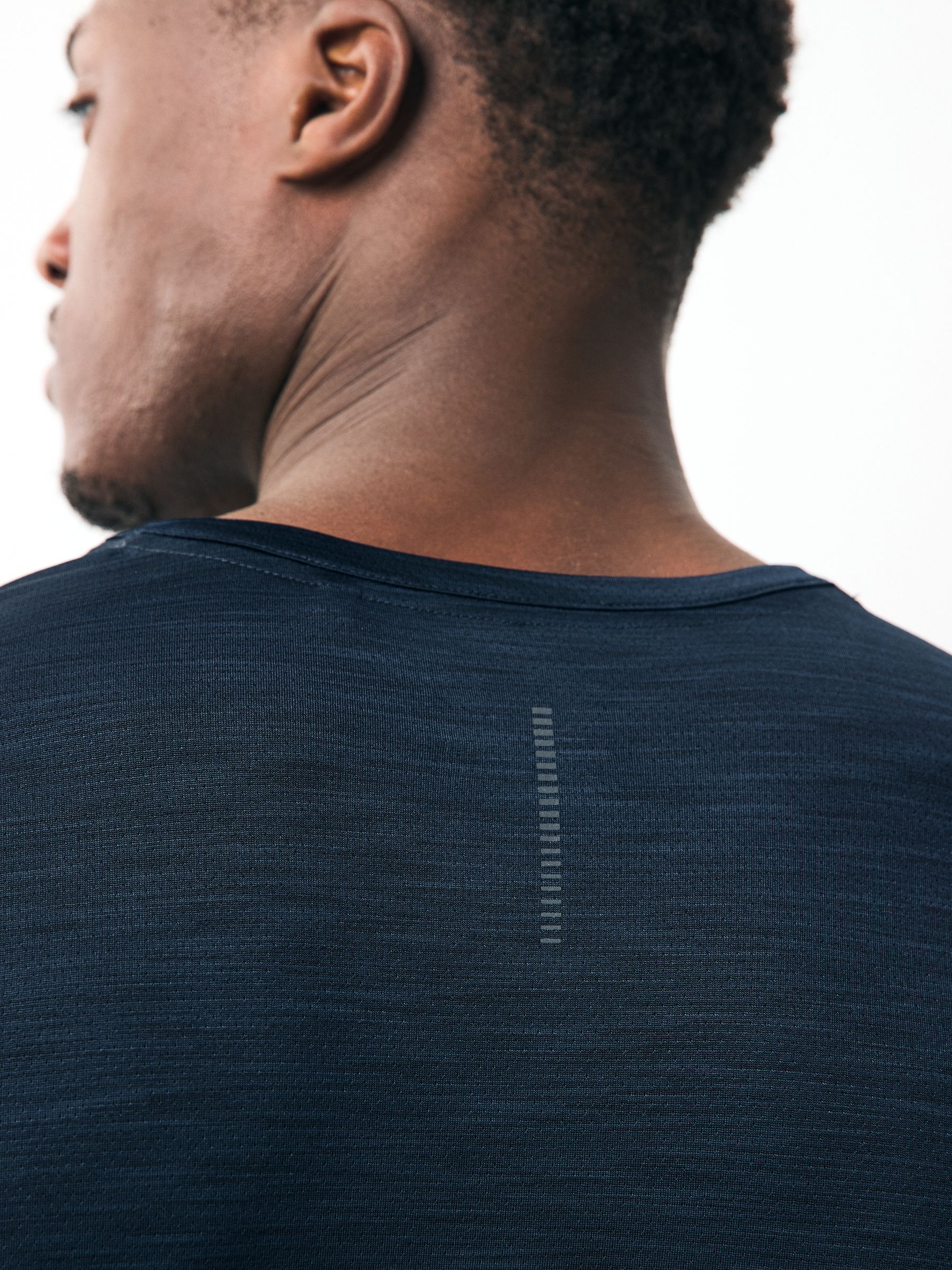 Blauw/marine - T-shirt met korte mouwen - Active Gym Trainingstop