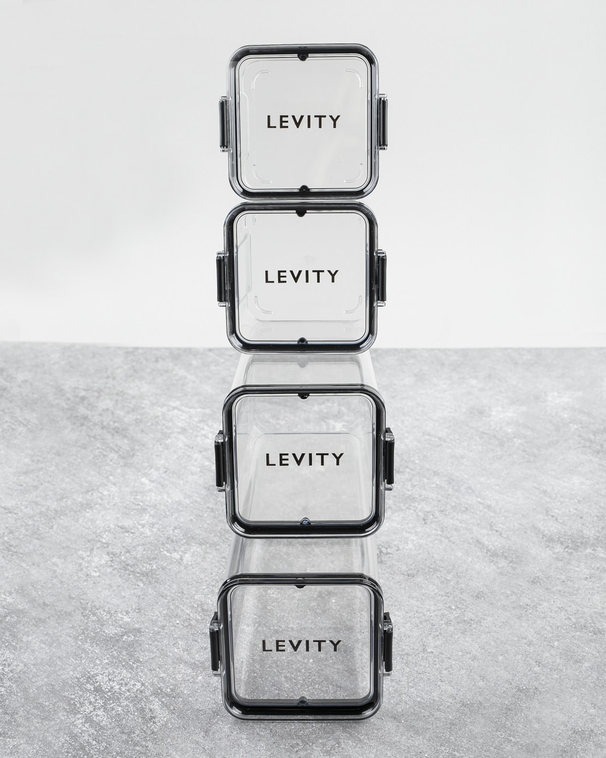 LEVITY Container - FIREPAKNING (1800ml, 1300ml, 700ml &amp; 460ml)